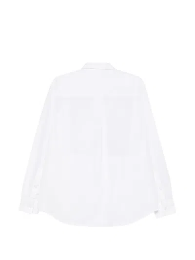 Aspesi Long-sleeve Button-up Shirt In White