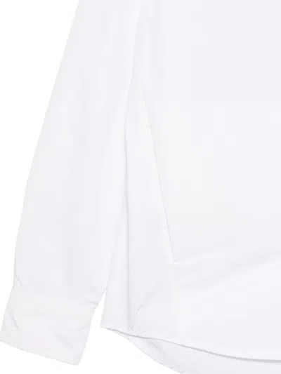 Aspesi Long-sleeve Button-up Shirt In White