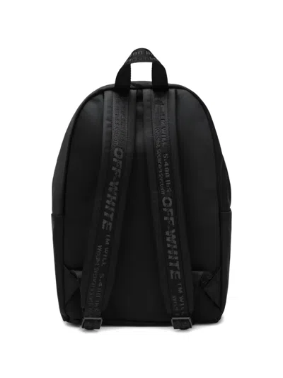 Off-white Arrows-paint Backpack In Black