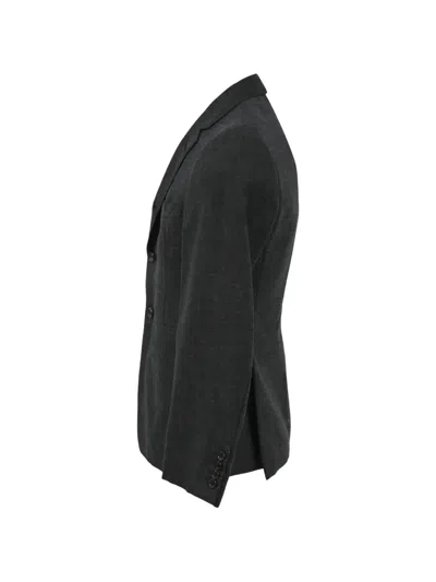 Pre-owned Thom Browne Single-breasted Wool Blazer In Gray