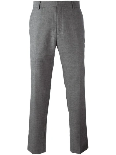 Ami Alexandre Mattiussi Straight Fit Trousers In Grey