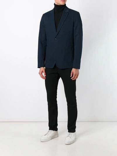 Shop Ami Alexandre Mattiussi Sleeveless Down Jacket - Blue