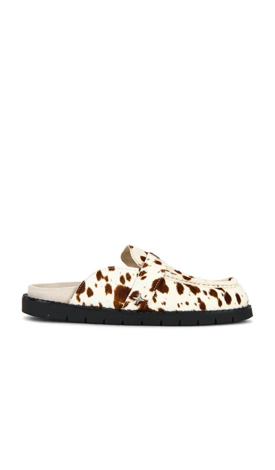 Duke + Dexter Winston Brown Cow Mule In Multi