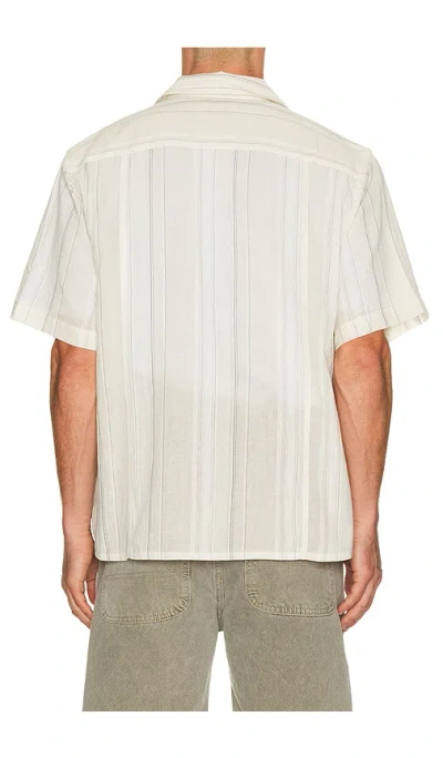 Asher Rick Camp Shirt In White