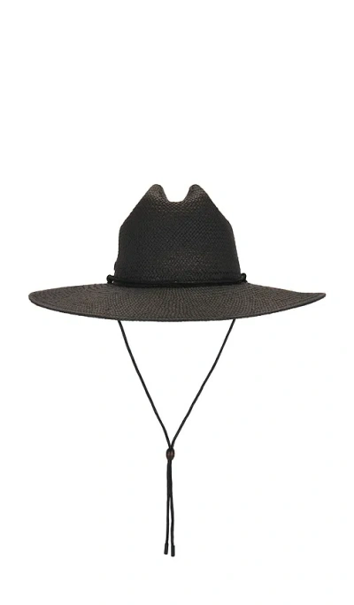 Hemlock Hat Co Las Olas Packable Lifeguard In Black