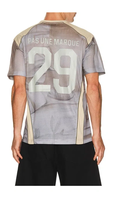 Pas Une Marque Mesh Tee In Multi