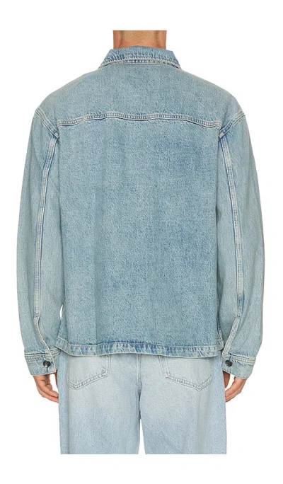 Rag & Bone Astor Overshirt In Blue