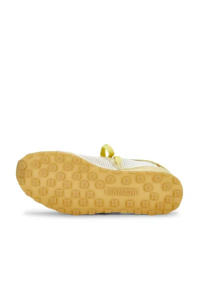 Jacquemus Low Top Sneakers Suede Mesh Rubber Sole In Animal Print
