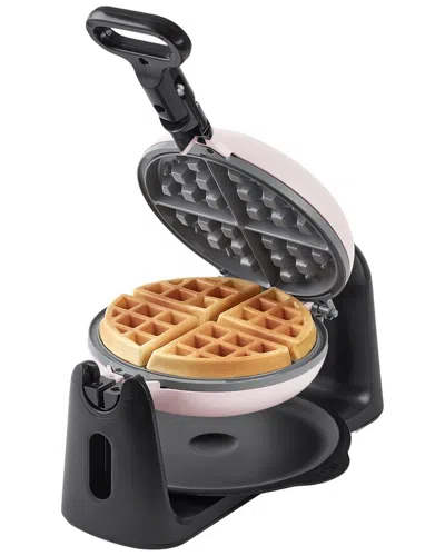 Dash Ceramic Flip Belgian Waffle Maker In Black