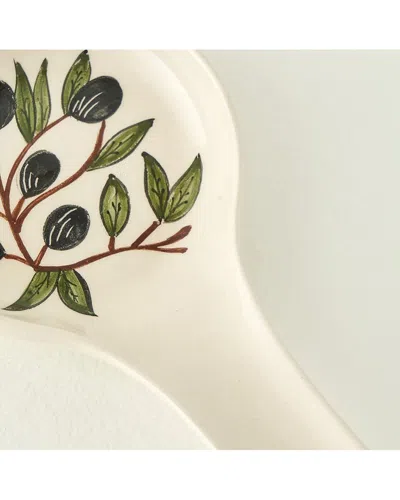 Bella Maison Olive Ceramic Spoon Rest In Neutral