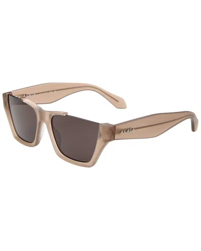 Alaïa Rectangular Sunglasses, 58mm In Brown