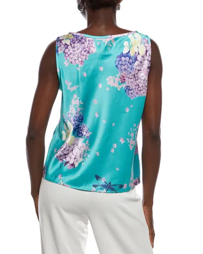 Marc Cain Printed Top In Blue
