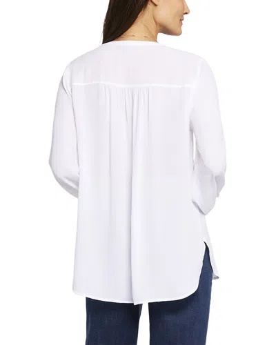 Nydj Simone Popover Blouse In White