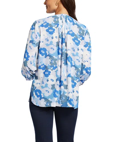 Nydj Pintuck Blouse In Multi