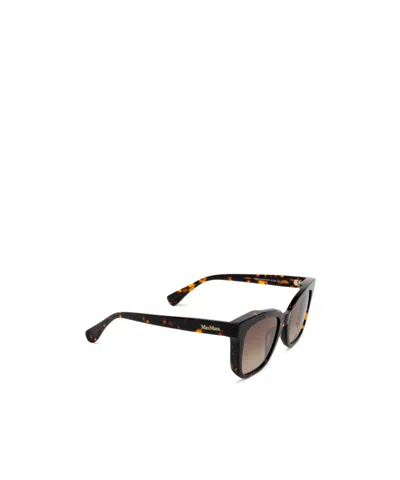 Max Mara Square Frame Sunglasses In Brown