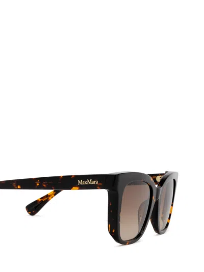 Max Mara Square Frame Sunglasses In Brown