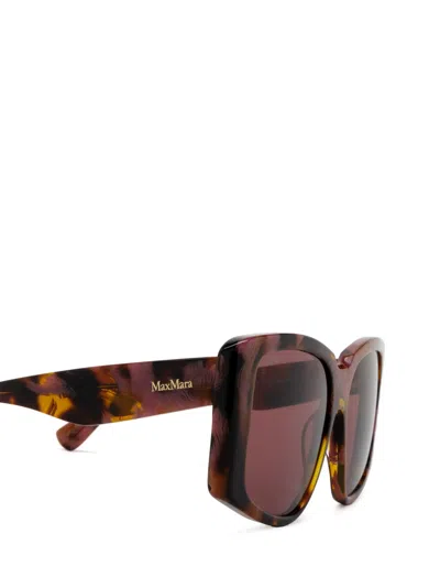 Max Mara Square Frame Sunglasses In Brown