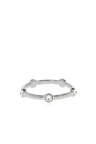 Marc Jacobs Lips Crystal Ring Set In Multi