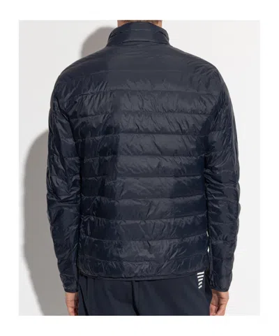 Ea7 Emporio Armani Core Identity Packable Down Jacket In Blue