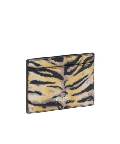 Kenzo Logo Detail Wallet In White