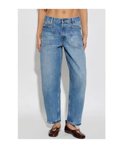 Samsoe & Samsoe Saveyra Pocket Jeans In Blue