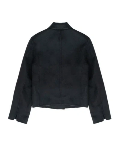 Max Mara Long-sleeved Coat In Multi