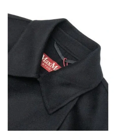 Max Mara Long-sleeved Coat In Multi