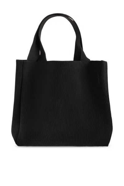 Samsoe & Samsoe Samira Ribbed-knit Shoulder Bag In Red
