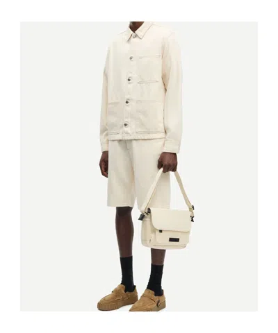 Samsoe & Samsoe Long-sleeved Denim Jacket In Brown