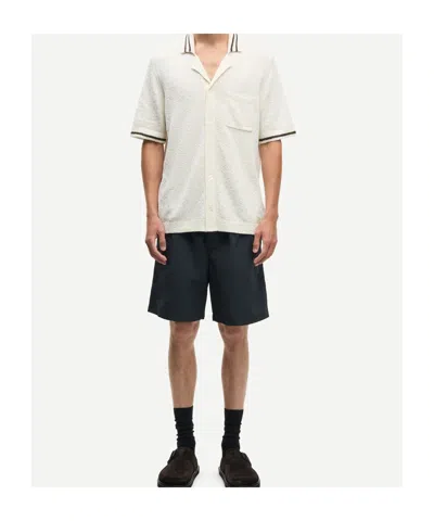 Samsoe & Samsoe Short Sleeve Shirt In White