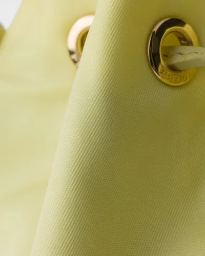Prada Drawstring Clutch In Yellow