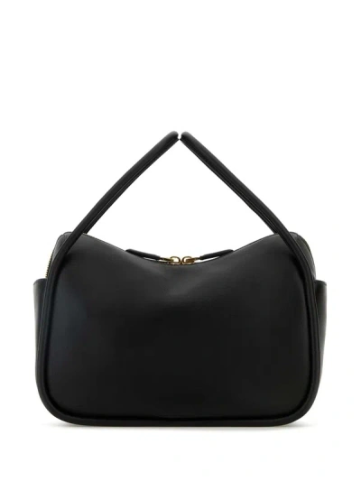 Prada Vitello Mini Leather Handbag With Handle In Orange