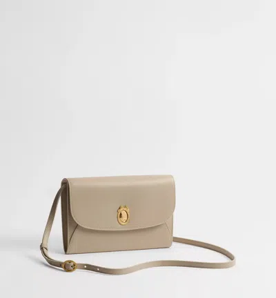 Dior Medaillon Envelope Pouch With Strap In Neutral