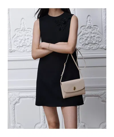 Dior Medaillon Envelope Pouch With Strap In Neutral