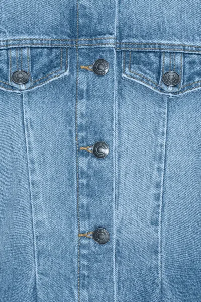 Rotate Birger Christensen Denim Flared Silhouette Button-front Cotton Tank Top In Blue