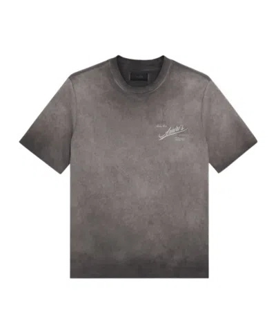 Amiri Aloha Label T-shirt In Gray