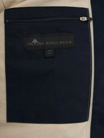 Moose Knuckles Bomber Jacket In Multi