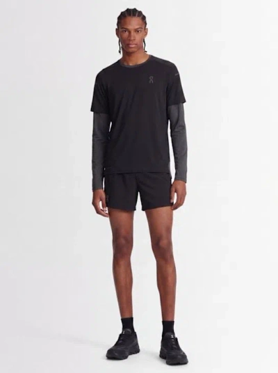 On Performance-t Running T-shirt In Black