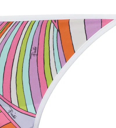 Pucci Printed Bikini Bottom In Multi