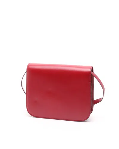 Celine Céline Medium Classic Box Bag In Red