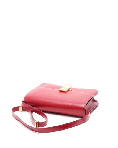 Celine Céline Medium Classic Box Bag In Red