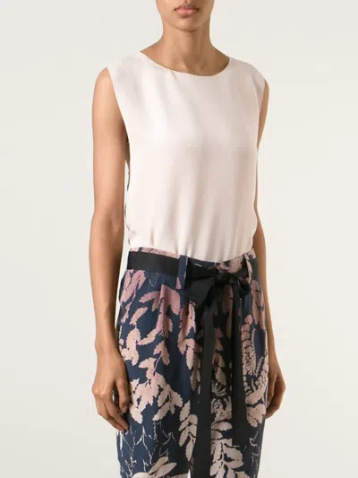 Lanvin Draped Top In Black