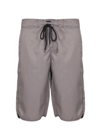 Jil Sander Grey Solid Swim Shorts In Grey