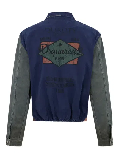 Dsquared2 Re-worked Kaban Colour Block Jacket In Multi
