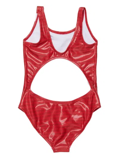 Dsquared2 Open-back Swimsuit In Red