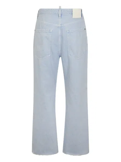 Dsquared2 Eros Belt Loop Jeans In Blue