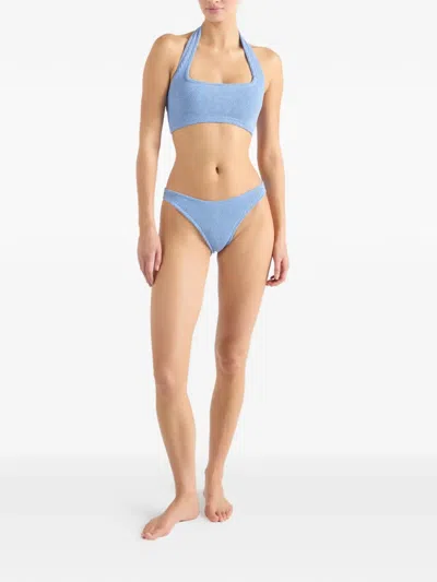 Hunza G Sandy Bikini Cornflower In Blue