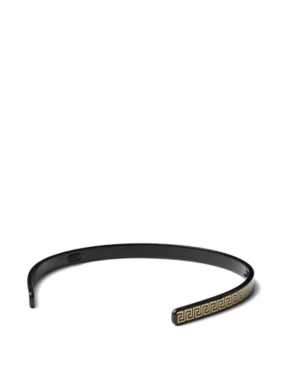 Versace Plex Headband In Black