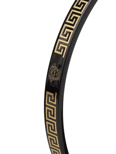 Versace Plex Headband In Black