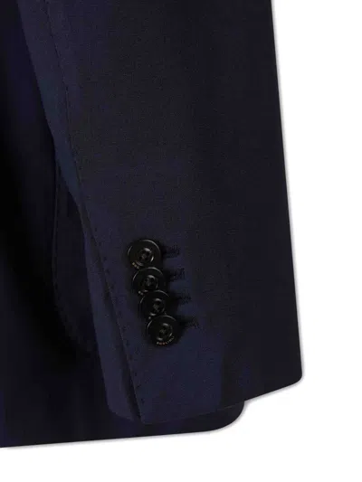 Boglioli Double-breasted Peak-lapel Blazer In Blue